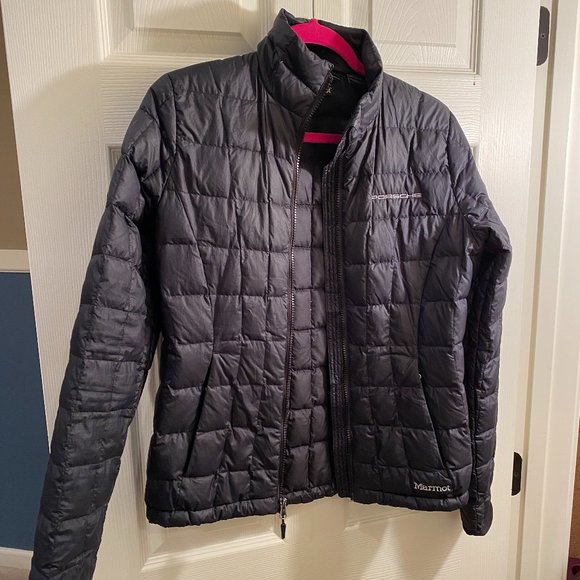 SOLD- Marmot Black Puffer 600-Fill Womens - Picture 3 of 10